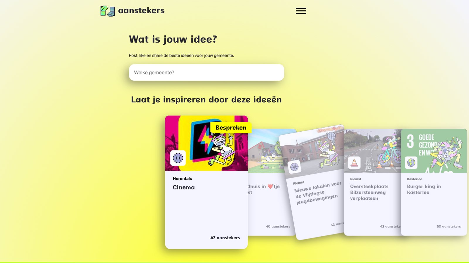 Website Aanstekers